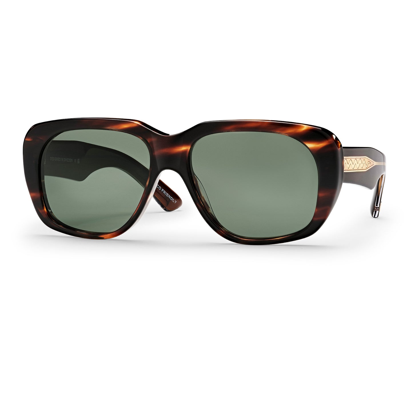 ATHERIS - BROWN HAVANA (GREEN LENS)