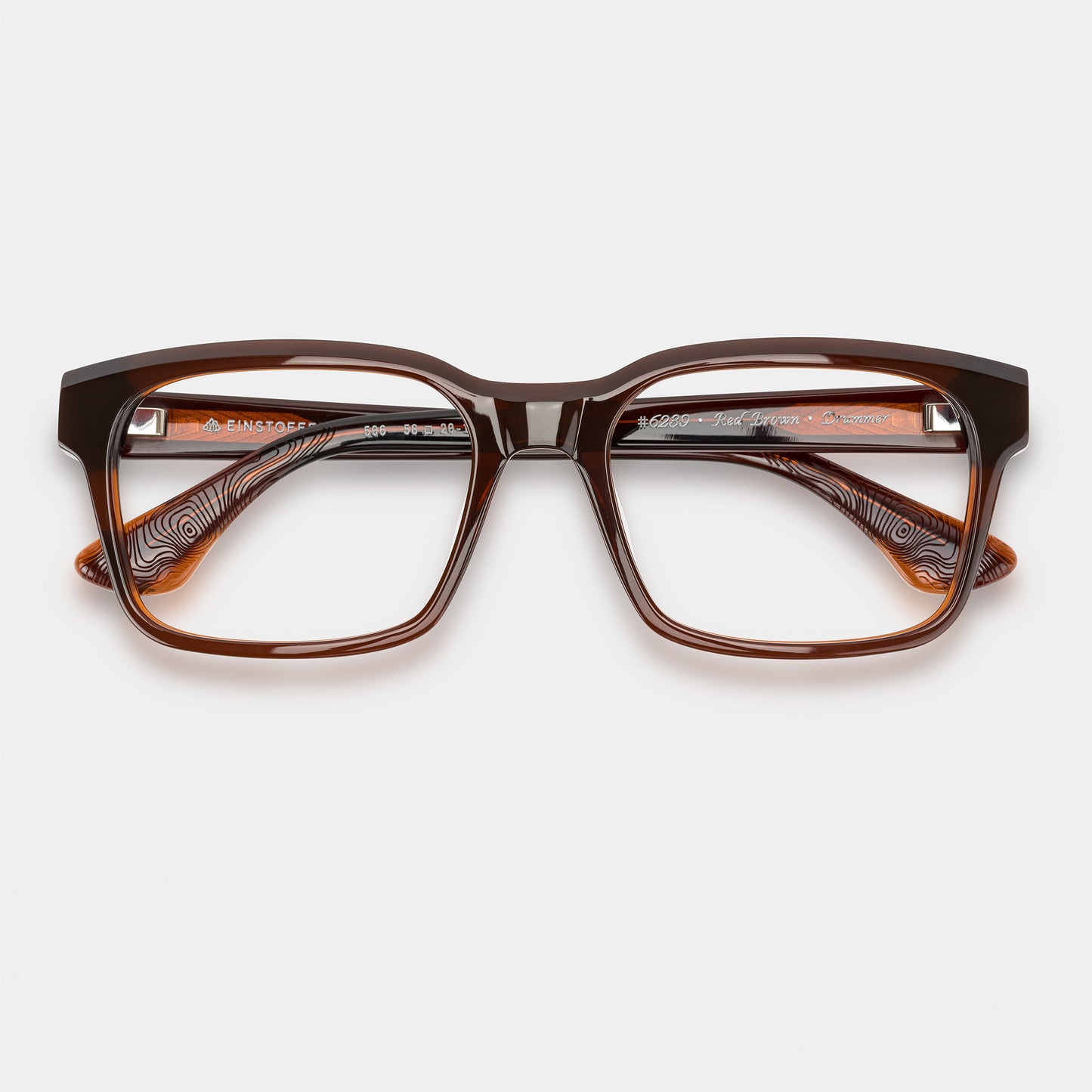 DRUMMER | ACETATE - RED BROWN
