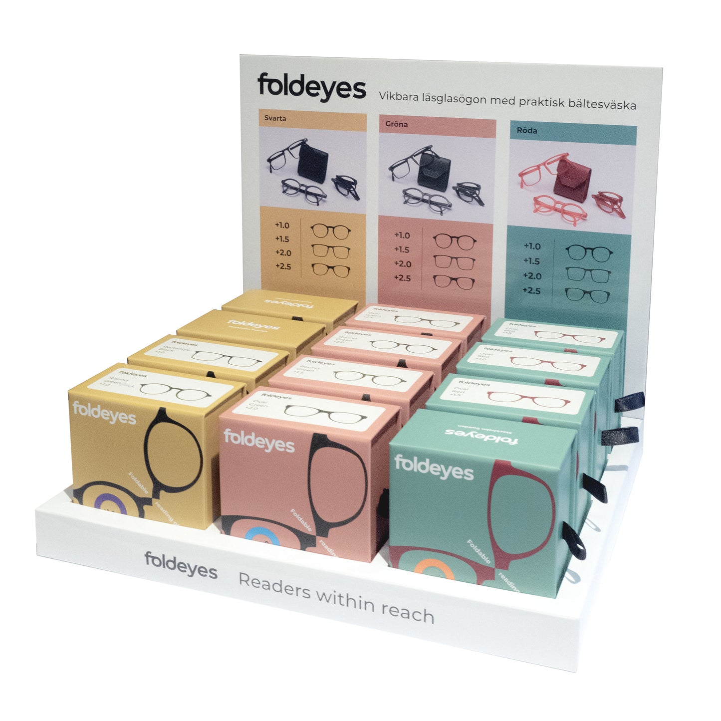 Set of foldeyes ready readers