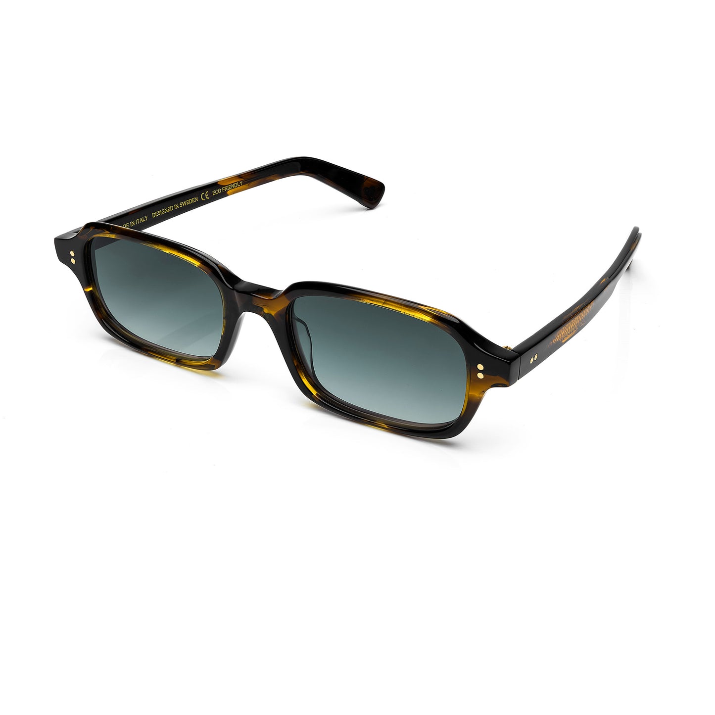 SANDBOA | BROWN HAVANA - GREEN GRADIENT