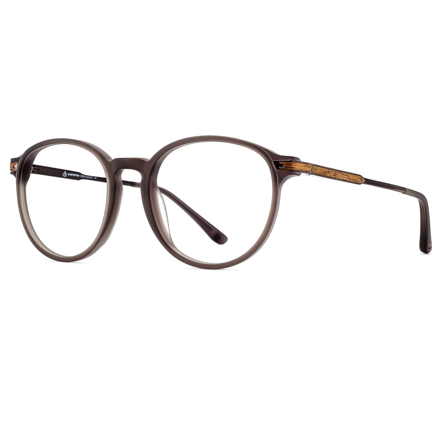 BIBLIOTHEKAR | GREY MATTE & PEACH BURL